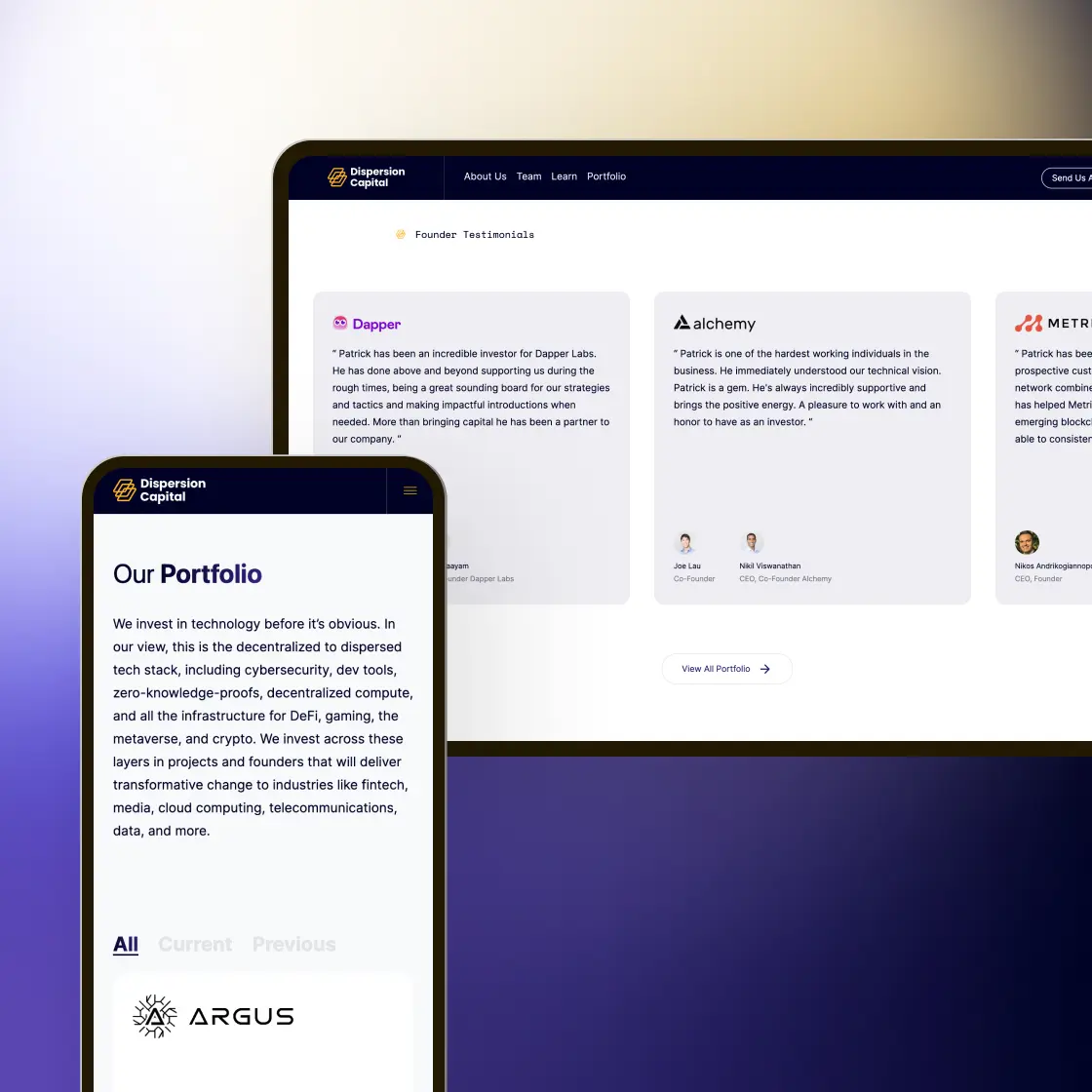 Dispersion Capital 官網 media