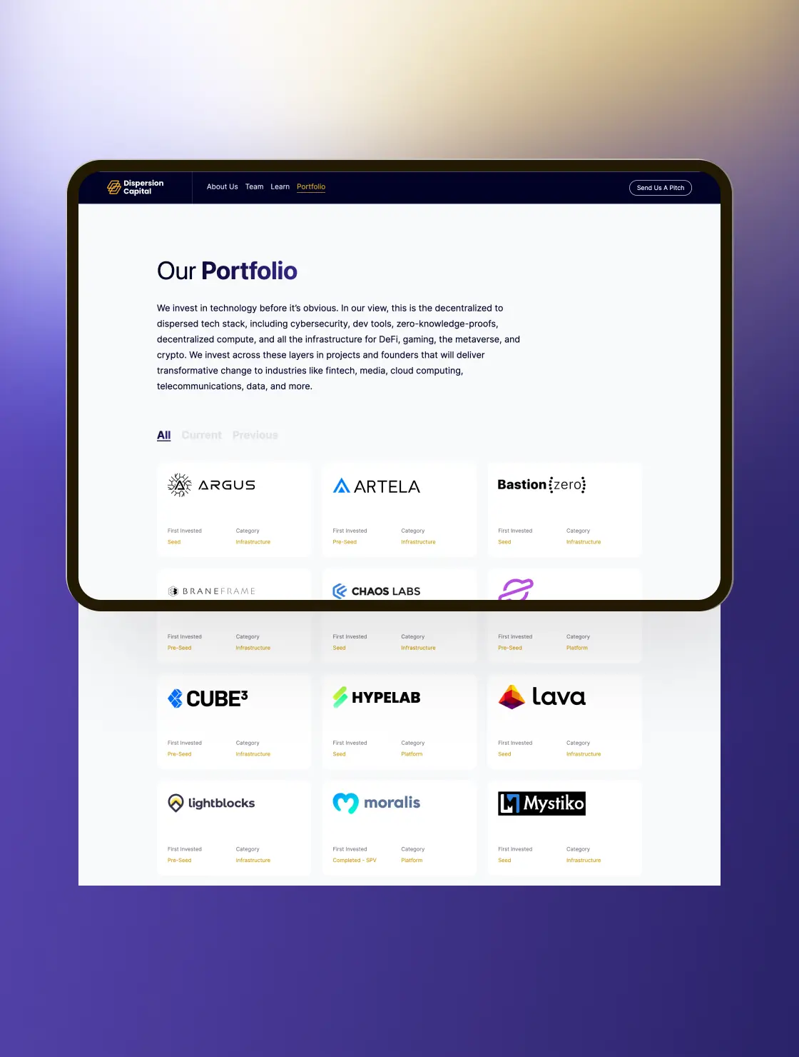 Dispersion Capital 官網 media