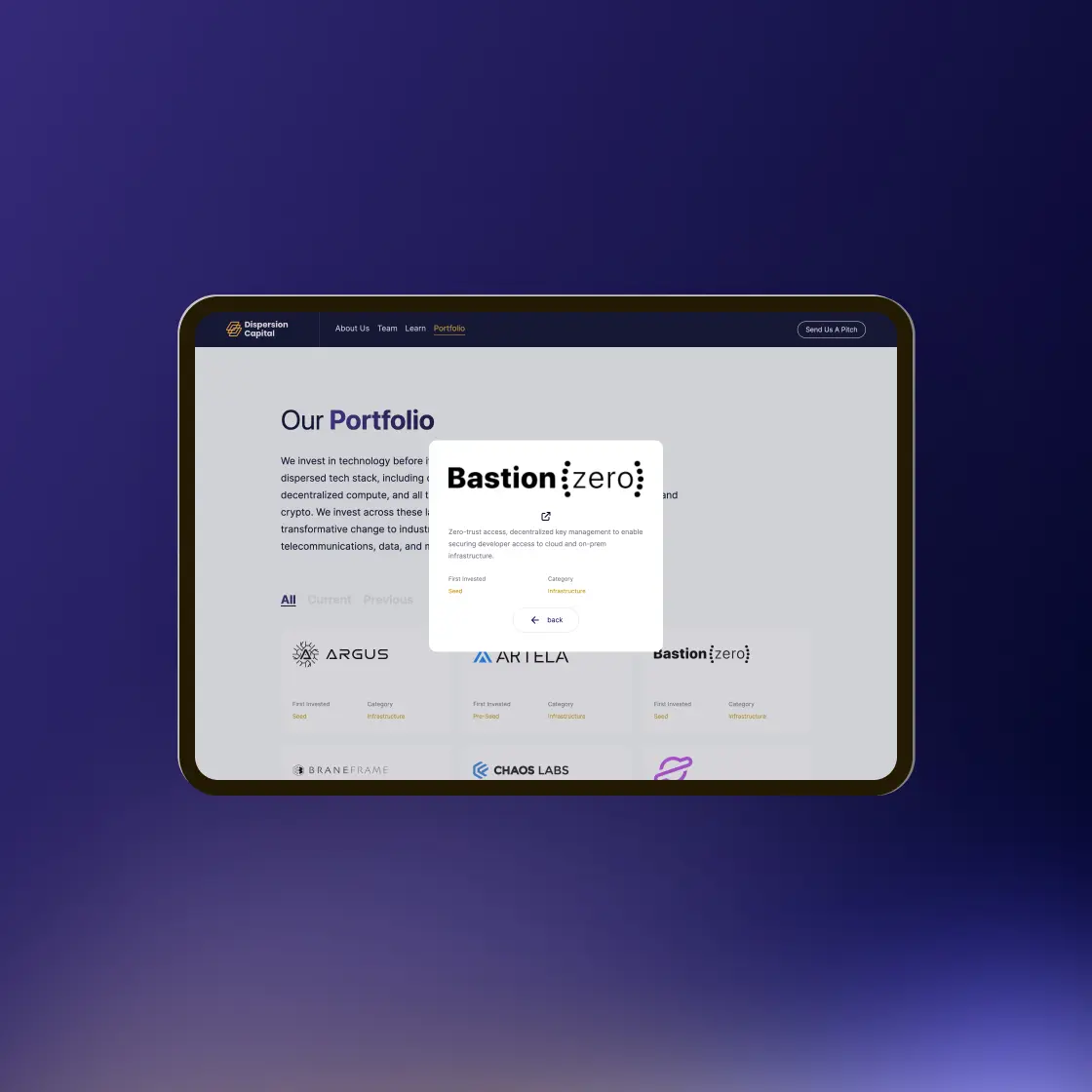 Dispersion Capital 官網 media